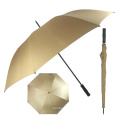Parapluie coupe-vent de golf ouvert automatique bon marché en gros avec long manche pour l&#39;extérieur